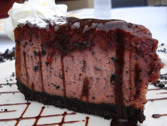 Raspberry Chocolate Cheesecake