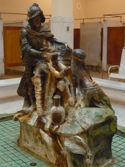 Fountain in Men's Bathhall