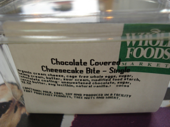 Chocolate-Covered Cheesecake Bitelette
