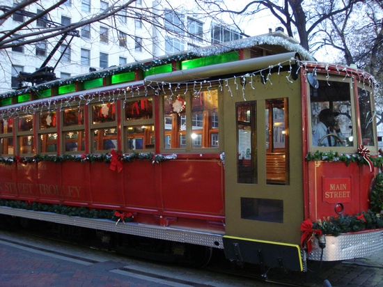 Christmas trolley